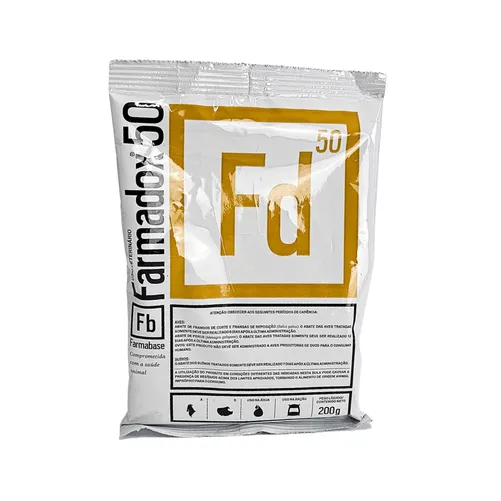 Farmadox 50% 200g Doxiciclina Aves e Suínos | Farmabase 