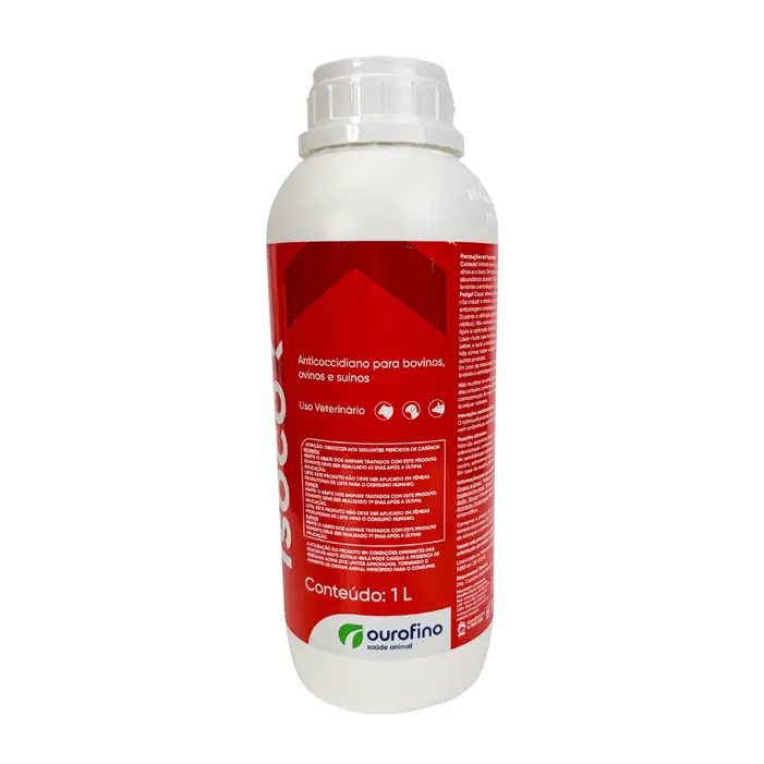 Isocox 1L Toltrazuril 5% Coccidiose Suínos e Bovinos | Ourofino