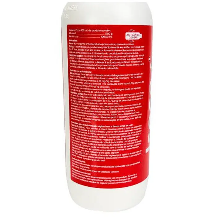 Isocox 1L Toltrazuril 5% Coccidiose Suínos e Bovinos | Ourofino