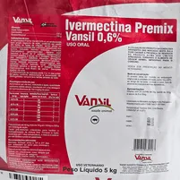 Ivermectina Premix 0,6% Vansil Vermífugo Suínos 5/25kg - imagem 3