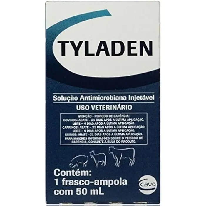 Tyladen 100ml - Antibiótico de Alta Eficácia para Bovinos, Suínos e Caprinos | Agro Mercadovet