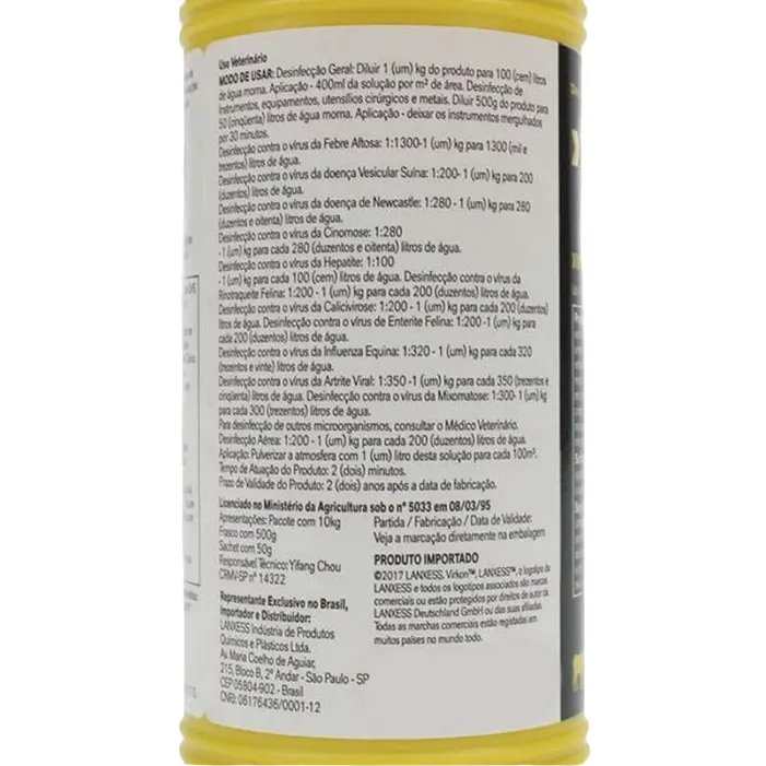 Virkon S 500g: Desinfetante Veterinário Potente e Seguro | Agro Mercadovet