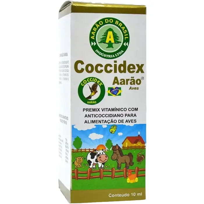 Coccidex Aarão 10ml: Anticoccidiano para Prevenção de Coccidiose em Aves | Agro Mercadovet