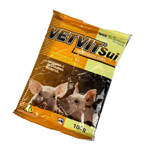 Vetvit Sui 100g — Suplemento Vitamínico com Aminoácidos para Suínos e Leitões em Estresse | Vet Science