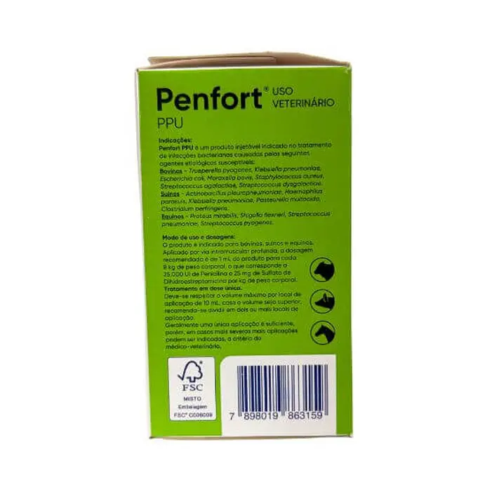 Penfort PPU 50ml Penicilina + Estreptomicina | Ourofino
