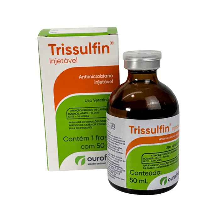 Trissulfin Injetável 50ml Sulfa + Trimetoprim | Ourofino
