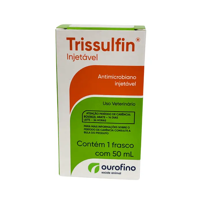 Trissulfin Injetável 50ml Sulfa + Trimetoprim | Ourofino