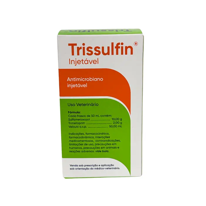 Trissulfin Injetável 50ml Sulfa + Trimetoprim | Ourofino