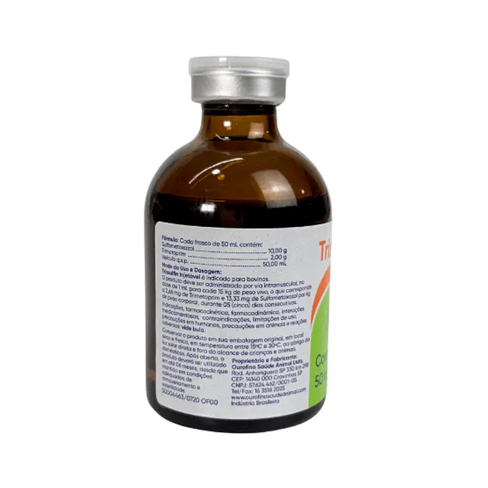 Trissulfin Injetável 50ml Sulfa + Trimetoprim | Ourofino