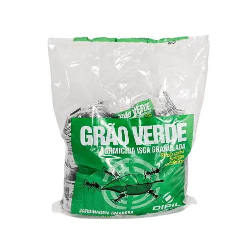 Isca Formicida Grão Verde FS 500g (10 sachês de 50g) — Controle de Formigas Cortadeiras e Saúvas | Dipil
