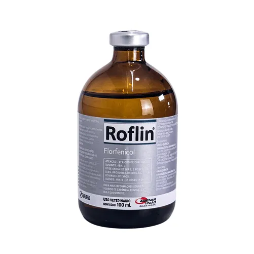 Roflin 100ml - Florfenicol 30% Antibiótico Injetável para Bovinos e Suínos | Agener União