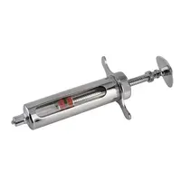 Vacinadora De Metal Com Barra De Regulagem 30ml - imagem 1