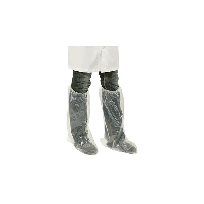 Bota Plástica Descartável com Elástico Pacote com 10 Unidades