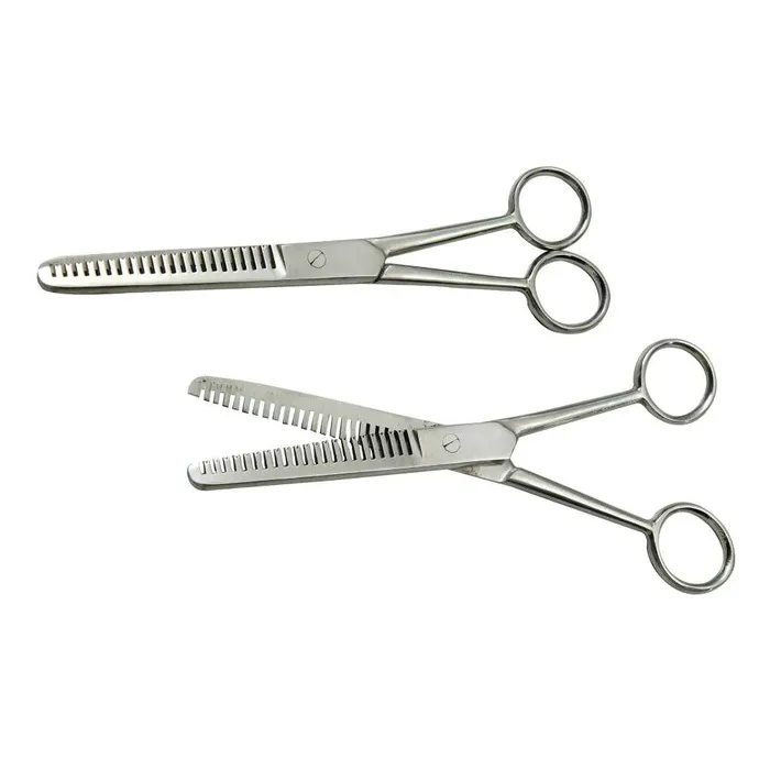 Tesoura Para Crinas Pente Largo 18cm
