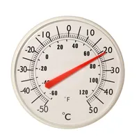 Termômetro Bimetálico Redondo Grande para Aviário -50° a +50° - imagem 1
