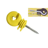Isolador com Parafuso Reforçado Amarelo (Pct c/ 25un) - imagem 1