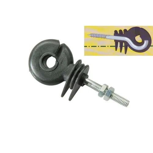 Isolador Parafuso Reforçado Para Postes de Aço (Pct c/ 25un)
