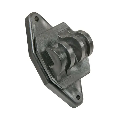 Isolador em W Preto (Pct c/ 25un)