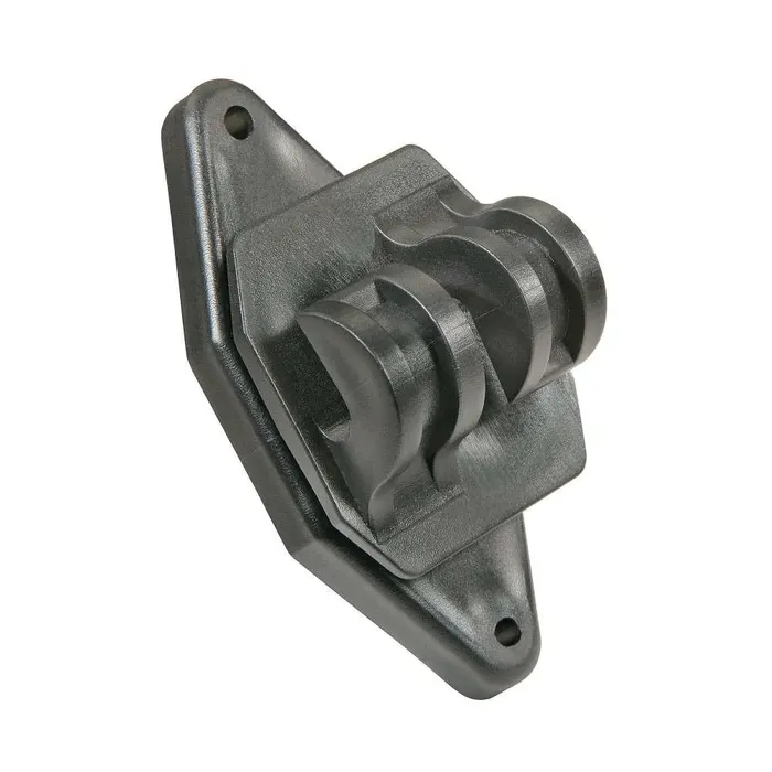 Isolador em W Preto (Pct c/ 25un)