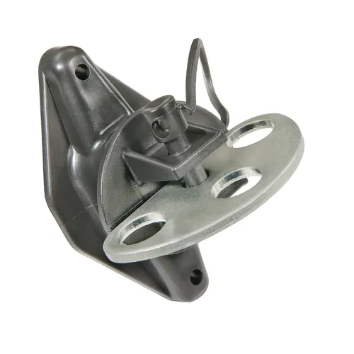 Isolador com Pino Móvel para Porteira com 3 Anéis (Pct c/ 5un)