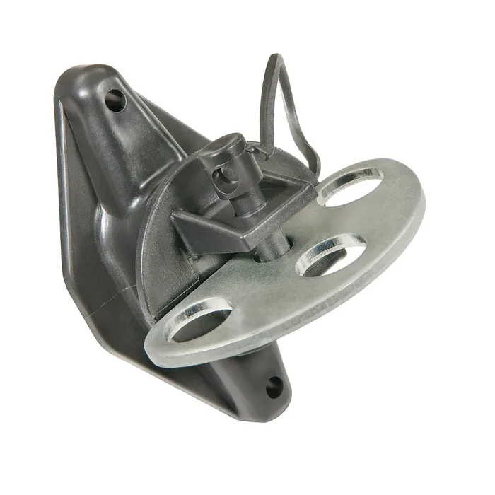 Isolador com Pino Móvel para Porteira com 3 Anéis (Pct c/ 5un)