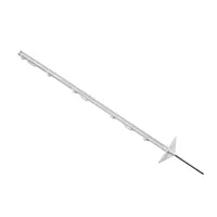 Vareta Plástica 103cm 5 Ilhós Para Fio 2 Encaixes Para Fita 20mm 1 Encaixe Fita 40mm - imagem 1