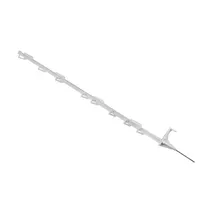 Vareta Plástica 108cm 8 Ilhós Para Fio e Fita 10mm 4 Encaixe Fita 40mm - imagem 1