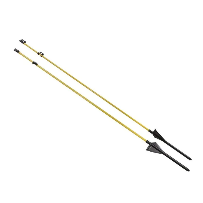 Vareta Fibra de Vidro 110cm 2 Encaixes Para Fio e Fita
