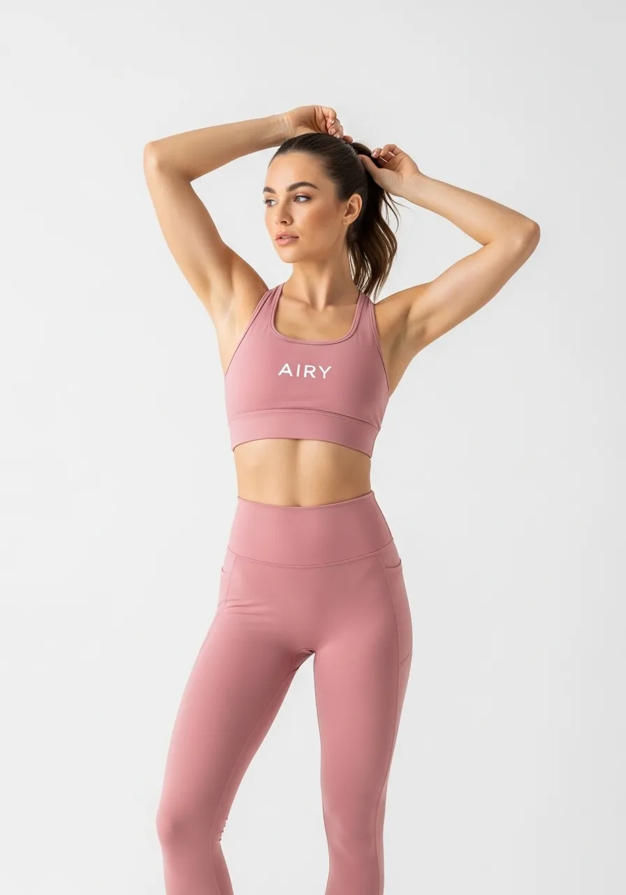Conjunto Fitness Airy Rose Balance