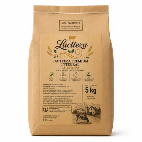 Leite em Po Integral 5kg Lactezza 