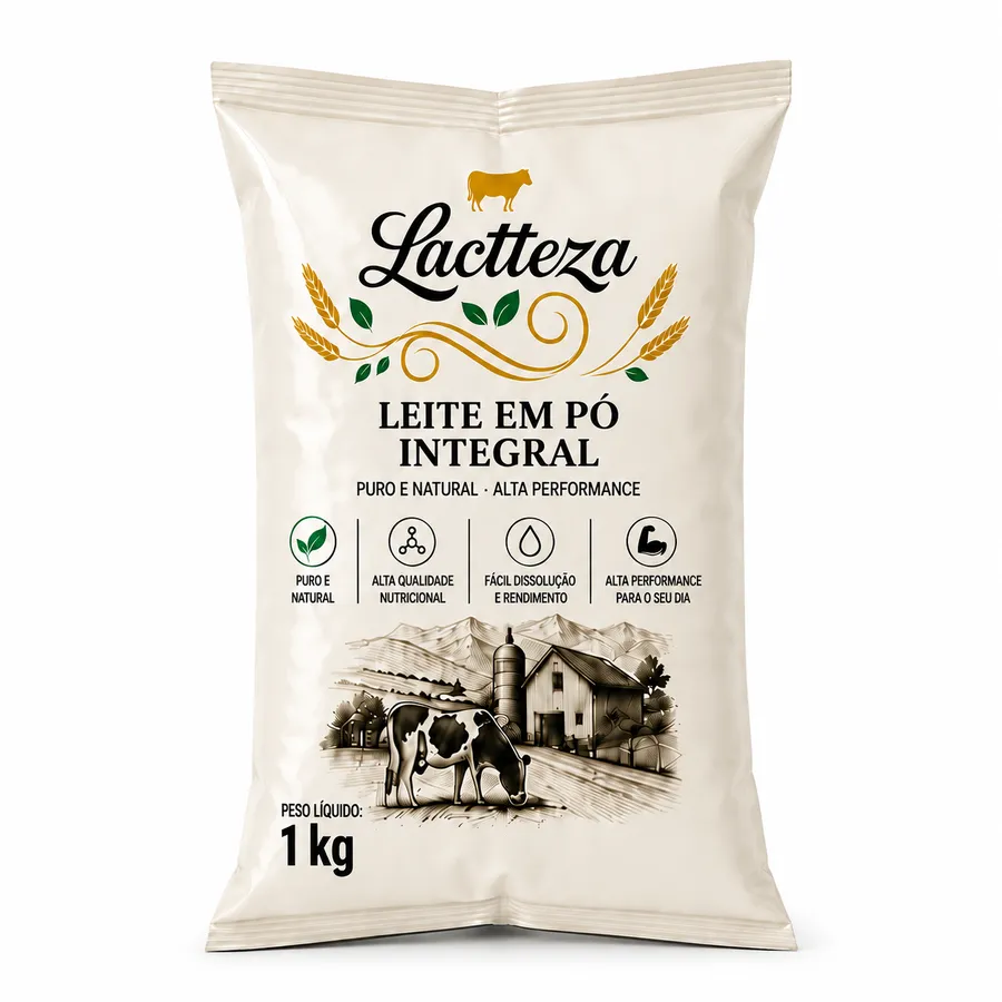 Leite em Pó integral 1kg Lactteza