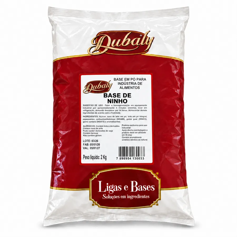 Base em Pó Sabor Leite em Pó Dubaly 2 kg