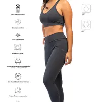 Legging High Performance cinza - imagem 1