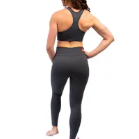 Legging Grey com bolsos laterais - zero transparência, proteção UV, compressão inteligente e secagem rápida - imagem 6