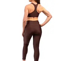 Legging Shine Performance Marrom café - imagem 4