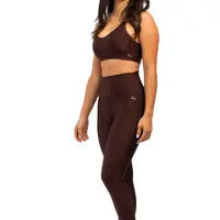 Legging Shine Performance Marrom café - imagem 2