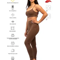 Legging High Performance Cacau - imagem 1