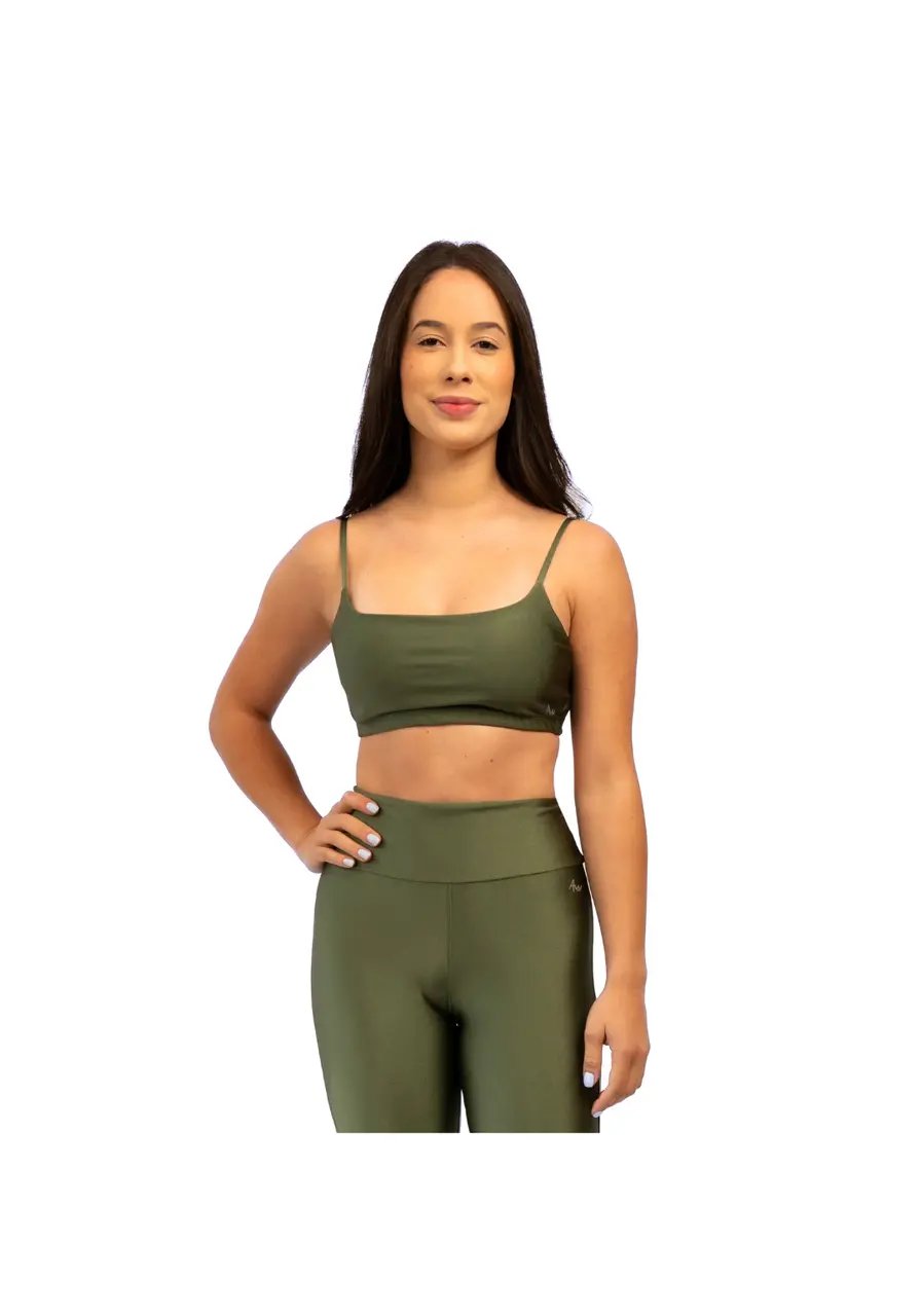 Top Shine Performance Verde Floresta Recortes