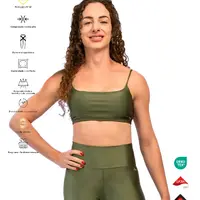 Top Shine Performance Verde Floresta Recortes - imagem 1