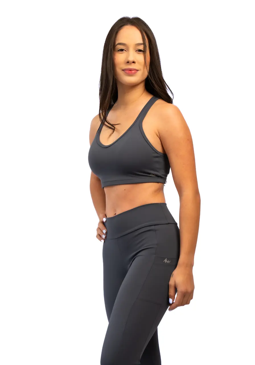 Top High Performance Cinza