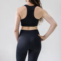 Legging Ultra Black com bolsos laterais, proteção UV, zero transparência, respirável e extra conforto - imagem 5