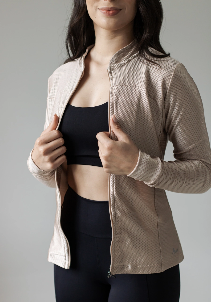 Jaqueta Shine Performance Gold