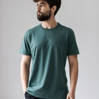 Camiseta 100% algodão Premium Verde Esmeralda - imagem 6