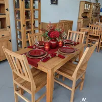 Mesa de Madeira Maciça Miami 140 cm | Arte Velha - imagem 1