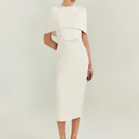 Vestido De Noiva Com Sobreposição No Ombro Off White Timelees Love - imagem 2