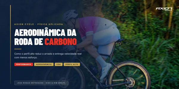Aerodinâmica da Roda de Carbono: Como o Perfil Alto Funciona