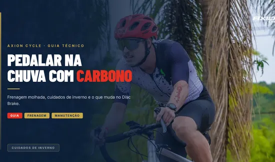 Roda de Carbono na Chuva: Frenagem Molhada e Cuidados no Inverno