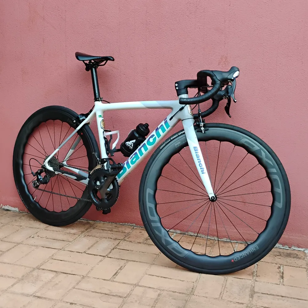 Roda de Carbono Rim Brake Wave Cerâmica 55/60mm INMETRO | Axion Cycle