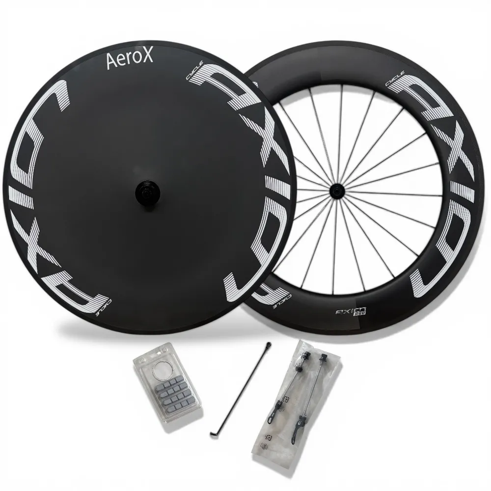 Roda Fechada de Carbono Rim Brake AeroX INMETRO | Axion Cycle