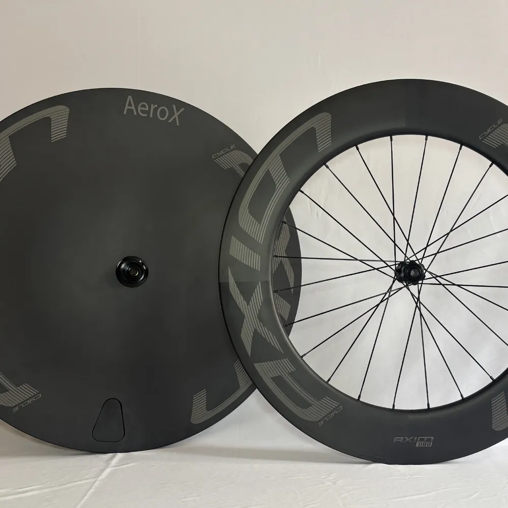 Roda de Carbono Disc Brake AeroX Perfil Fechada INMETRO | Axion Cycle